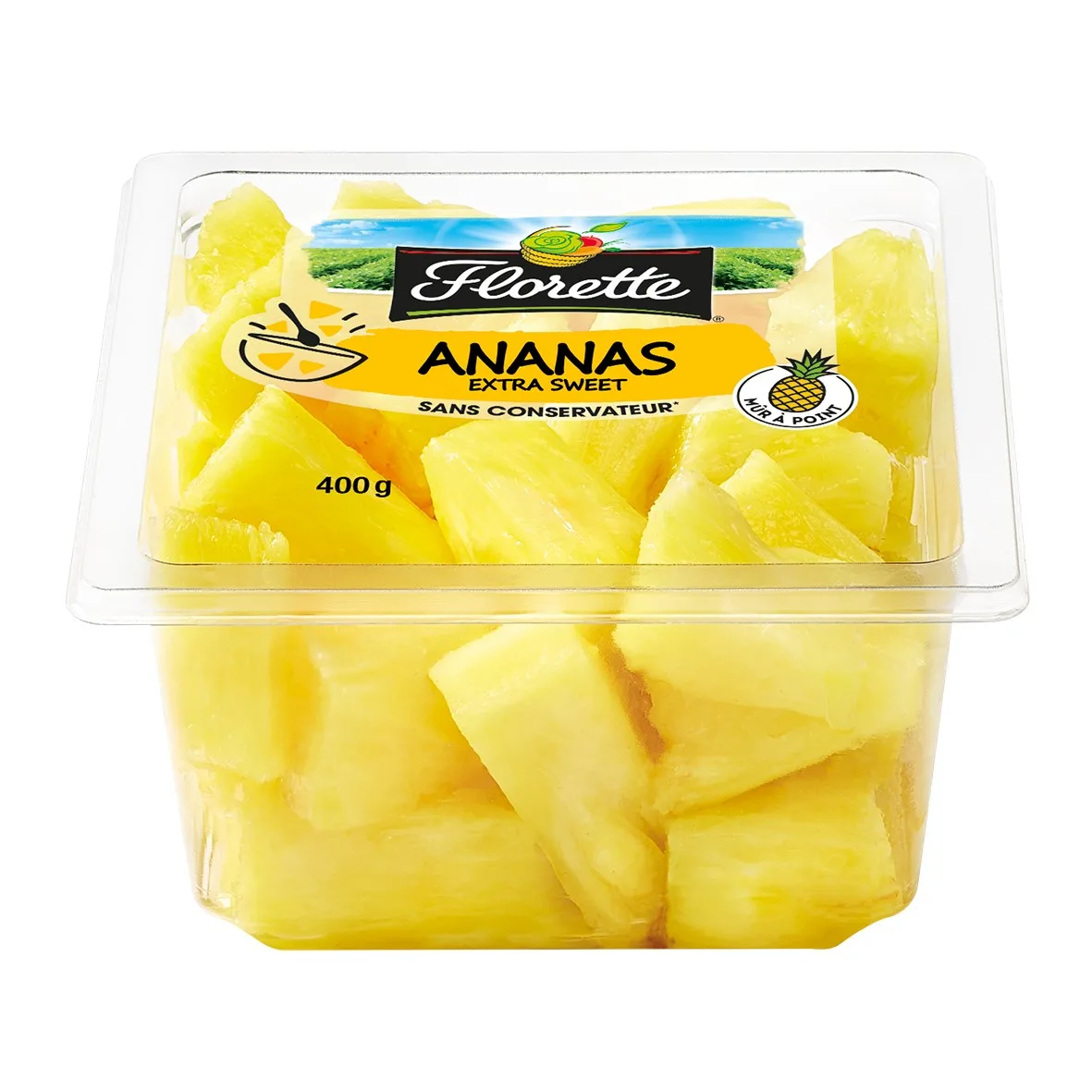 Ananas en morceaux