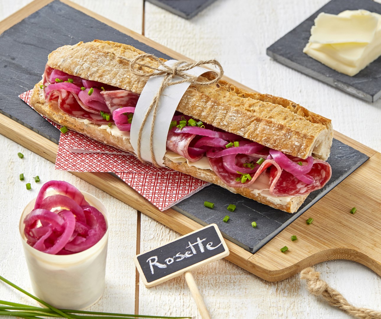 Sandwich-rosette
